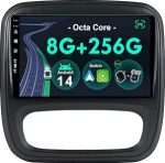 [8G+256G, 8-Core] - Android 14 IPS autoradio Renault Trafic 3 (2014-2021) / Opel Vivaro B (2014-2018) - Wireless CarPlay/Android Car/DSP - Kaamera ja mikrofon - 9-tolline 2 Din - DAB SWC 360-CAM