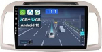 9-tolline Android 14 autoraadio Nissan March Micra K12 2002-2010 Seat Exeo koos traadita Apple CarPlay Android autode peeglilink GPS navigatsiooniga Bluetooth 5.0 WiFi USB Navi FM + tagurdamine