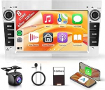 8 s&uuml;damikud 6+128G 7-tolline Android autoraadio Opel Corsa Astra Astra Meriva Antara Vectra Zafira Vivaro Combo koos traadita Carplay Android auto peeglilink Bluetooth FM/RDS/EQ WiFi GPS navigatsiooniga tagurdamine