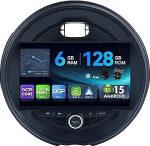[6G + 128G, Octa-Core] - MSD Autoradio BMW Mini Cooper F54 F55 F56 F60 2015-2019 | Android 15 GPS navigatsiooniradio | CarPlay Android auto roolijuhtimine WiFi DSP DAB | Tagurduskaamera MIC