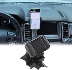 Ford Ranger 2015-2021, keskkonsooli &otilde;huventilaatori telefonihoidik, ABS, 360&deg; p&ouml;&ouml;ratav (stiil A)