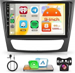 8 s&uuml;damikud 6+128G Androidi autoraadio Mercedes Benz E/G/CLK/CLS klassile W209 W211 W219 W463 2002-2010 Traadita Carplay 9-tolline Androidiga auto peeglilink Bluetooth FM/RDS/EQ/DSP WiFi GPS tagurdamine