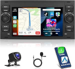 Android autostereo Ford Transit Fiesta Focus Focus 2 Galaxy Mondeo, 2+64G traadita Carplay autoraadio GPS navigatsiooniga WiFi FM/RDS SWC Canbus Bluetooth EQ CANBUS + AHD kaamera