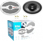 Komplekt Boss Audio Systems MR690 Ovaalne 2-Way 6 x 9 15 x 23 cm 175 Watt RMS 350 Watt Max 4 Ohm Veekindel Sea Pool Boat Hotel paari kohta + tasuta lisatarvikud