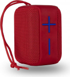NG Roller Coaster Red - kaasaskantav 10W Bluetooth-k&otilde;lar, veekindel IPX6, aku ja USB/Micro SD/AUX IN sisendiga, punane