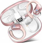 Rulefiss Bluetooth 5.4 k&otilde;rvaklapid Sport, 75 tundi 3D Stereo k&otilde;rvaklapid traadita Bluetooth, IP-X8 veekindel Deep Bass traadita k&otilde;rvaklapid, 4 ENC m&uuml;rasummutus mikrofoniga