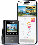 VIOFO Dashcam A119 Mini 2, Front 2.7K 5GHz Wi-Fi, 2K 60fps/HDR 30fps h&auml;&auml;ljuhtimine, STARVIS 2 t&auml;iustatud &ouml;ine n&auml;gemine, 1,5-tolline LCD peidetud Dash Cam auto, GPS autokaamera, 24h parkimisrežiim, h&auml;&auml;lv&auml;ljund