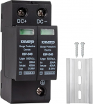 KNMIPJD &Uuml;lelaine kaitseseade PV s&uuml;steem DC 500 V 2P T2 &Uuml;lelaine kaitse fotogalvaaniline arrester pinge v&auml;lkkaitse fotogalvaanilise p&auml;ikese- ja toiteallika jaoks (2P DC 500V)