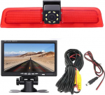 7-tolline TFT LCD-v&auml;rvin&auml;idikuga automonitor + 8 LED-i &ouml;ine n&auml;gemine Super HD piduritulede tagurduskaamera asendamine VW Caddy Life 2K Facelift III Box 2KA Estate Cross Maxi Tdi Third 3 2003-2014 jaoks