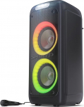 SHARP PS-949 XParty Street Beat - kaasaskantav 132W Bluetooth peok&otilde;lar LED tuledega, pritsmekindlus (IPX4), DJ-efektid, mikrofoni/kitarri sisendid, TWS paaritamine