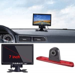 HD IP68 Autotranspordi tagurduss&uuml;steem pidurituled tagurduskaamera katuse kaamera parkimisabi, mille nurk on reguleeritav ja mis &uuml;hildub Peugeot Expert/Fiat Scudo/Citroen Jumpy/Toyota Proace'iga.