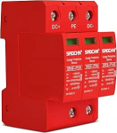 3P T1+T2 alalisvoolukaitse fotogalvaaniline piksekaitse tase 2C 1000V-1090V TH 35mm DIN r&ouml;&ouml;pmel paigaldus