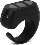 TikTok Bluetooth kaugjuhtimispult Side Turner, 3 nupuga kaamera video kaugjuhtimispult, App Side Turner kerimisr&otilde;ngas OS Android Harmony OS jaoks (must)