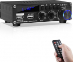 Bluetooth HiFi v&otilde;imendi AS-22 2.0 kanaliga Mini Stereo Audio v&otilde;imendi 40W x 2 D-klassi digitaalne v&otilde;imsusvastuv&otilde;tja koos BT AUX USB sisendiga DC 12V/5A