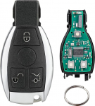 3 nupuga autov&otilde;tme kaugjuhtimispult Mercedes Benz A B C E S G CL GL CLK CLS klassile (BGA 433 MHz FSK) (3 nuppu)