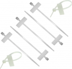 TERF&reg; Markierungskabelbinder, 100 mm x 2,5 mm, Premium-Nylon-Draht-Kabelbinder, Rei&szlig;verschluss, sicherer Selbstverriegelungsmechanismus, Etiketten, B&auml;nder f&uuml;r Zuhause, B&uuml;ro, Werkstatt, Innen- und