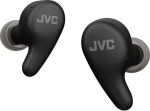 JVC Gumy Premium True Wireless k&otilde;rvaklapid m&uuml;rasummutusega, Bluetooth 5.4, &uuml;mbritseva heli režiim, madal viivitus, 26 tundi kestev aku ja l&auml;bipaistev laadimiskarp, USB-C, oliivimust - HA-A23T-B