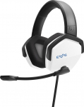 Energy Sistem Gaming Headset ESG 3 White Thunder (Gamer Headphones Deep Bass, Cloth Ear Pads, Crystal Clear Sound) - valge