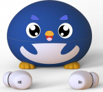 COOTIMOCK laste k&otilde;rvaklapid, Bluetooth k&otilde;rvaklapid armas disainiga, traadita, stereoheli, Bluetooth 5.3, IPX6, 30 tundi, mikrofoniga k&otilde;rvaklapid lastele iOS, Android, pingviinid, pingviinid