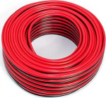 Seki 311777 Valjuh&auml;&auml;ldi kaabel 2 x 2,5 mm&sup2; 25 m punane/must