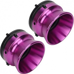 1 paar Nab Hub adaptereid Studerile, ReVoxile, Akaile, Teacile jne., poleeritud alumiiniumist, Studer ReVox 10-tollise avaja universaalne laadija.