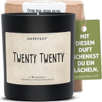 HAPPYSOY Soja l&otilde;hnak&uuml;&uuml;nal klaasis koos s&otilde;nadega 100% looduslik k&auml;sitsi valmistatud - j&auml;tkusuutlik isiklik kingitus aastavahetuse peo kaunistus - parim s&otilde;ber s&otilde;ber vanemate ema isa vanaema vanaisa &otilde;nnelikku uut aastat