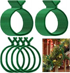 100 tk j&otilde;ulugirlande roheline kohev &scaron;enill varred j&otilde;ulugirlande Sidemed Fuzzy varred p&auml;rgade tegemiseks j&otilde;ulupuu ukse r&otilde;dude trepikoja kaunistamiseks