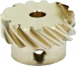 30T 1M 45 Grad Schr&auml;gverzahnung Linksdrehendes Spiralritzel 1 Modul 30 Z&auml;hne Messing Versetztes Zahnrad Schr&auml;gverzahnt(25mm samm 6mm bore)