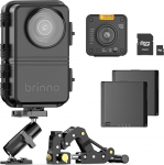 Brinno BCC5000 4K WiFi Time Lapse Camera Bundle - t&auml;iustatud pildiandur, HDR, IP65 korpus, mobiilirakendus, 6 kuud aku eluiga koos laiendatud m&auml;lupesadega, Bluetooth, ehituss&uuml;steem