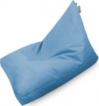 Happers Pyramid Bean Bag XL Faux Leather Light Blue Interior