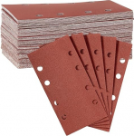 Schleifpapier, Schleifpapier f&uuml;r Elektroschleifer, Klett-Schleifpapier, 80 x 133 mm, K&ouml;rnung 40/60/80/100/120/150/180/240/320/400/600/800, 120 St&uuml;ck, 80 x 133, 120 St&uuml;ck mm)