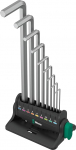 Wera 05022102001 950/9 Hex-Plus 8 kuuskantv&otilde;tmete komplekt metriline raam kroomitud 12-osaline