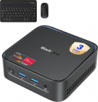 Blackview MP50 Mini PC koos klaviatuuri ja hiirega, AMD Ryzen 5 3500U (8 l&otilde;ime, tugevam kui 4300U), Radeon Vega 8 graafika, 16 GB RAM + 512 GB SSD Win 11 Pro, 4K UHD, vaikne kontoriarvuti, 3 aastat