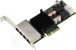 KALEA-INFORMATIQUE v&otilde;rgukaart 4 porti LAN Gigabit Ethernet RJ45 kuni PCIe x4 Port Power Over Ethernet Poe Intel I350AM4 kiibistikuga