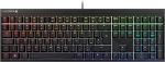 CHERRY MX 2.0S mehaaniline m&auml;nguklaviatuur RGB valgustusega, UK paigutus (QWERTY), juhtmega, disainitud Saksamaal, MX RED l&uuml;litid, must