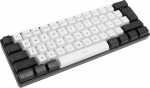 60% m&auml;nguklaviatuur, 61 klahvi, RGB taustavalgustus, ergonoomiline USB klaviatuur, juhtmega programmeeritav USB arvutiklaviatuur Windows lauaarvuti jaoks (valge)