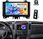 9-tolline Android autoraadio Mercedes-Benz Sprinterile 2006-2017, Bluetooth 2 DIN raadio FM/RDS Carplay GPS asenduskaameraga, 2+32G