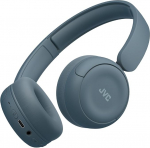 JVC juhtmevabad k&otilde;rvaklapid HA-S59W-A 50-tunnise akuga, pehmed k&otilde;rvapadjad, kokkupandav disain, Bluetooth 5.3, Multipoint, App EQ ja mikrofon - Retro Blue