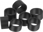 hankekaart 300 tk Silikoonist kummipaelad 6 x 5mm kummist r&otilde;ngad kaabli sidemed Tugevad elastsed lindid mittelibisevad n&ouml;&ouml;ride pakkimise koti jaoks mustad