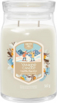 Yankee Candle l&otilde;hnak&uuml;&uuml;nal klaasist (suur) Vanilla Flurries - signatuurk&uuml;&uuml;nal "Winter Collection 2025 - Apres Ski" kuni 90 tundi p&otilde;lemisaega