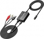 PROZOR RCA to Optiline muundur analoog-digitaalne audiomuundur RCA 1,1 m / optiline 1 m plaadim&auml;ngijatele, CD-m&auml;ngijatele, baarik&otilde;laritele