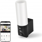 EMOS GoSmart Outdoor Surveillance Camera with WiFi and App + 1200lm LED Light, Rotating 3MP IP Camera with Light, Compatible with Alexa, Google Assistant, Without Subscription Trap, Black