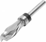 Luocute Compression Upper Bearing Sink Trim Router Bit 1/4 tolli varre 1/2 tolli l&otilde;ikamise l&auml;bim&otilde;&otilde;t ekstra pikk spiraalne muster malli marsruuter bit puidut&ouml;&ouml;tlemise servad trimmimine