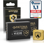 PATONA Protect V1 aku NP-W126S, NTC &uuml;hildub Fujifilm FinePix HS30EXR, HS33EXR, HS50EXR, X-T20, X-H1, 2 tk, pakendiga