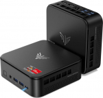 NiPoGi E3B Mini PC AMD Ryzen 7 5875U (kuni 4.5GHz, 8C/16T), 32GB Dual DDR4 512GB Nvme SSD, 11 Pro Micro lauaarvuti kontorisse/kodukino/kohtumine/&auml;ri/reisile【Wifi6/Bluetooth5.2/DP+HDMI+USB-C】