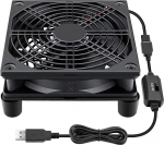 Wathai 120 mm USB PC ventilaator kombineerib kompaktse suuruse ja t&otilde;husa jahutusventilaatori PC-de, kappide, s&uuml;learvutite, m&auml;ngukonsoolide, ruuterite v&otilde;i v&auml;ikeste elektroonikaseadmete jaoks.