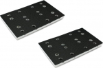 2x Trade-Shop lihvimiskinga / lihvimisplaat 80 x 130 mm &Uuml;hildub Festool RS 400, RTS 400, RTS 400 REQ, RTSC 400 asendaja 489252 (SSH-STF-80x130/12)