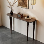 Holz Konsolentisch, Eingangstisch f&uuml;r Flur und Wohnzimmer, Konsolentisch Flur f&uuml;r Eingangsbereich, Einfache Montage, Dekorativ und Funktional(100x30x90cm)