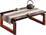 Kokkupandav kohvilaud T&auml;ispuidust Jaapani p&otilde;randalaud Madal p&otilde;randalaud Vintage Tea Kotatsu laud Kokkupandav s&ouml;&ouml;gilaud Piknikulaud (27,6 x 17,7 x 11,8 tolli, B