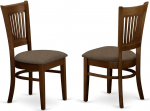 East West Furniture 2 espresso k&ouml;&ouml;gitoolist koosnev komplekt
